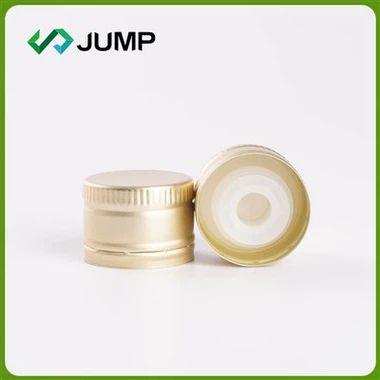 Cap plastig alwminiwm gyda mewnosodiad plastig ar gyfer potel olew